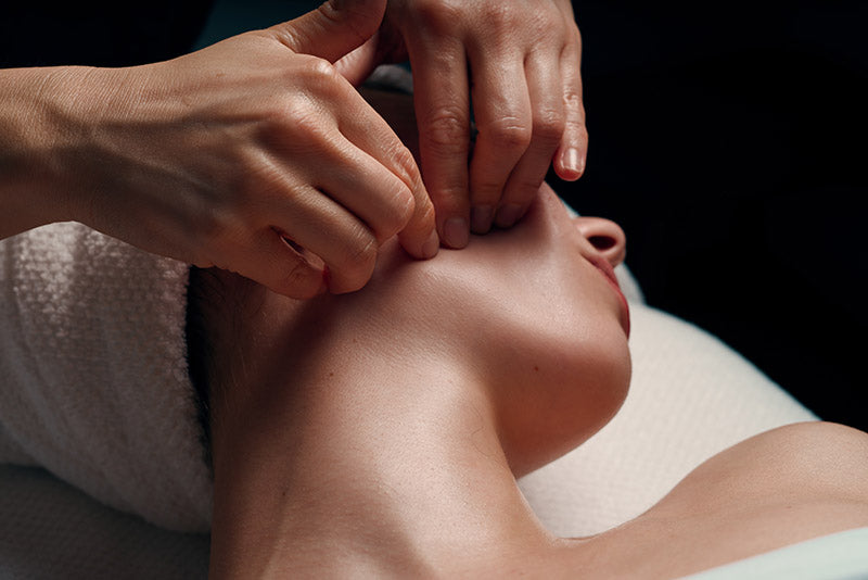 Kobido face massage with skin tightening