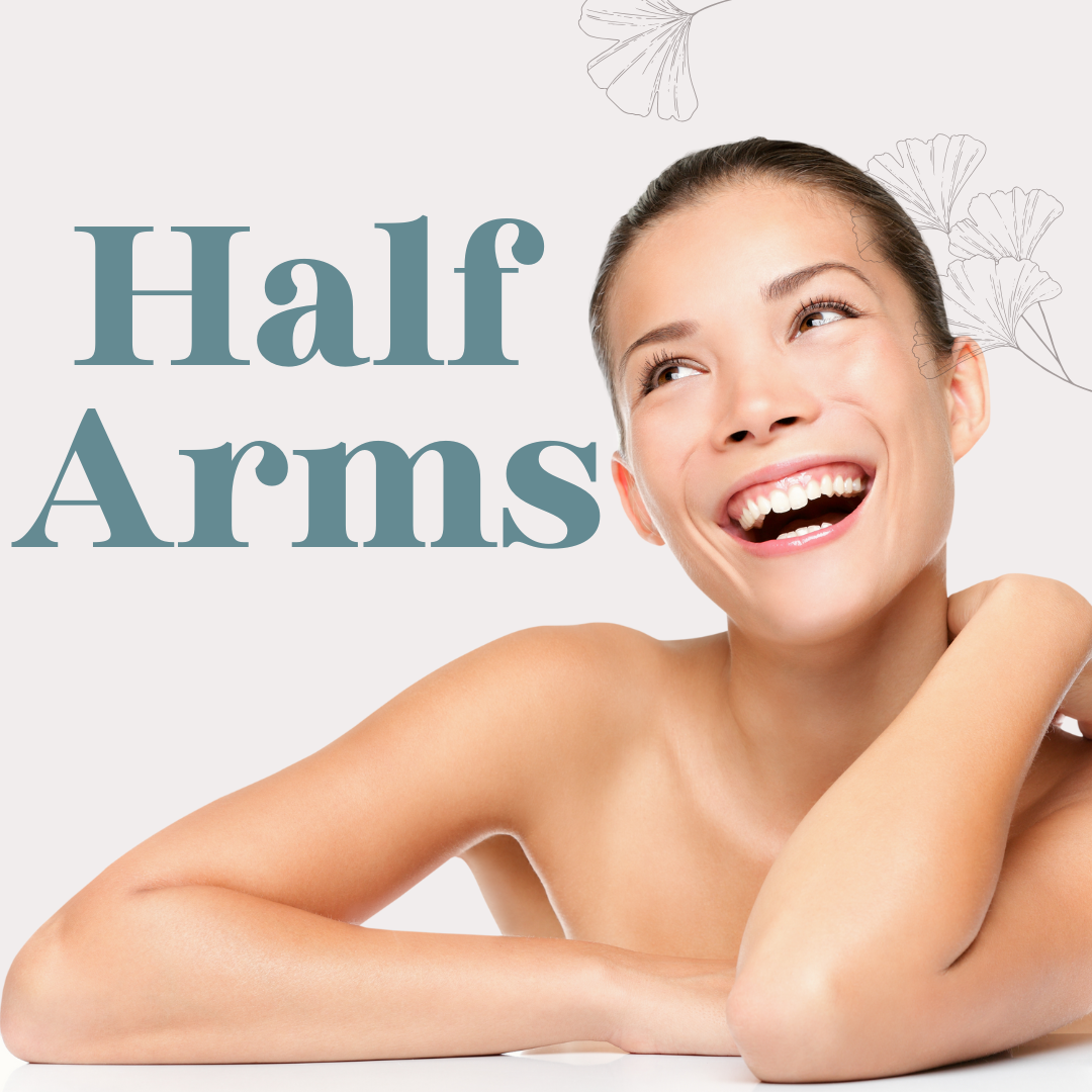 Half arms laser hair removal ( includes 6 sessions)