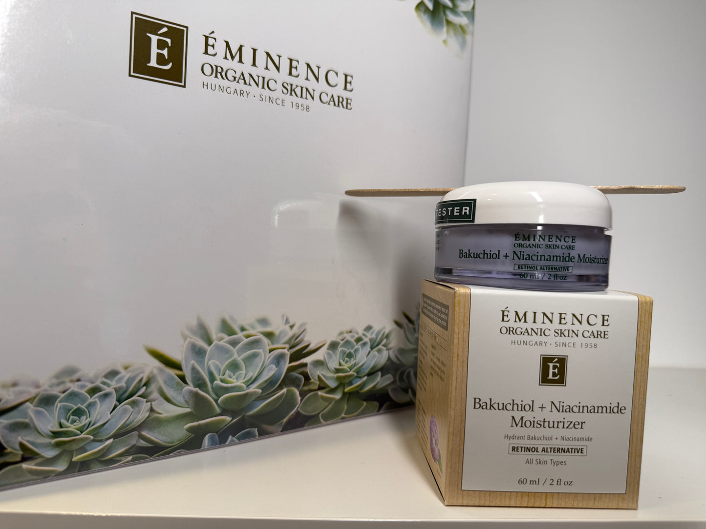 Eminence Organic skin care Bakuchiol + niacinamide moisturizer.