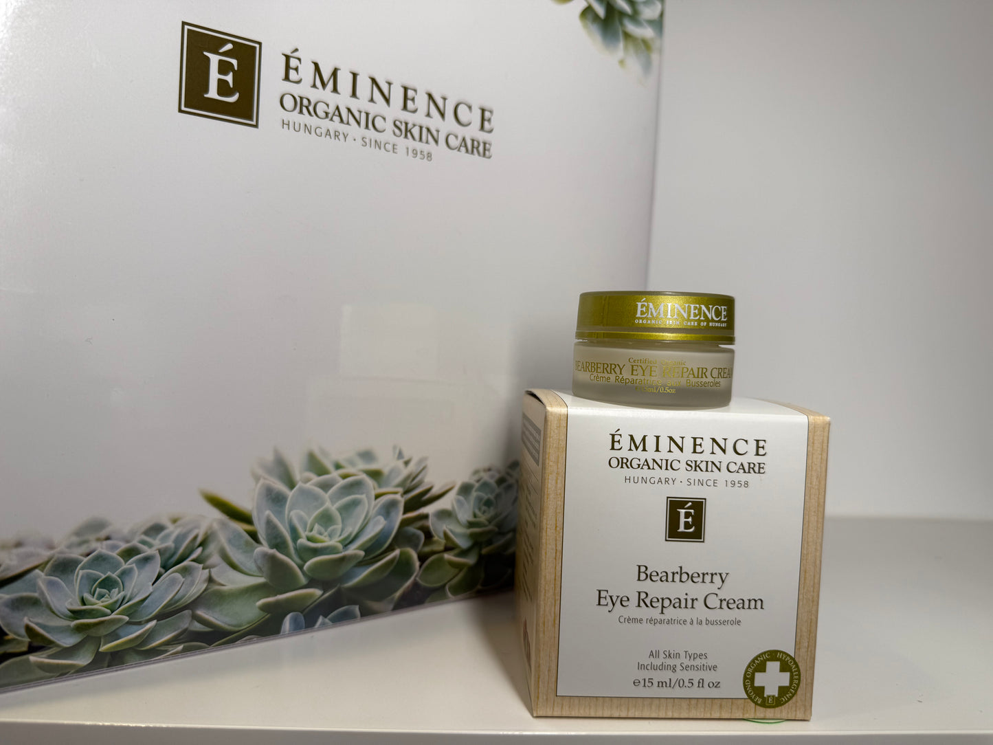 Eminence organic skin care Bearberry eye repair cream