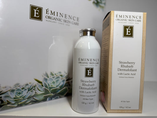 eminence organic skin care strawberry rhubarb dermafoliant