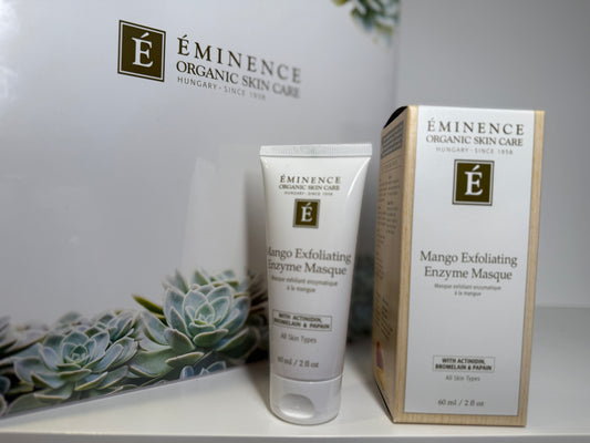 eminence organic skin care mango exfoliating enzyme maque