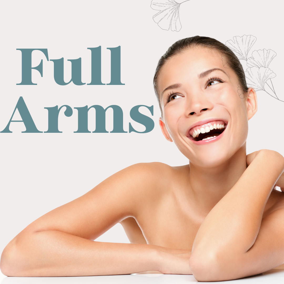 Full arms laser hair removal ( includes 6 sessions)